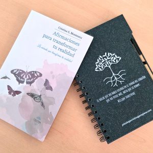 Pack Afirmaciones para transformar tu realidad + libreta de regalo